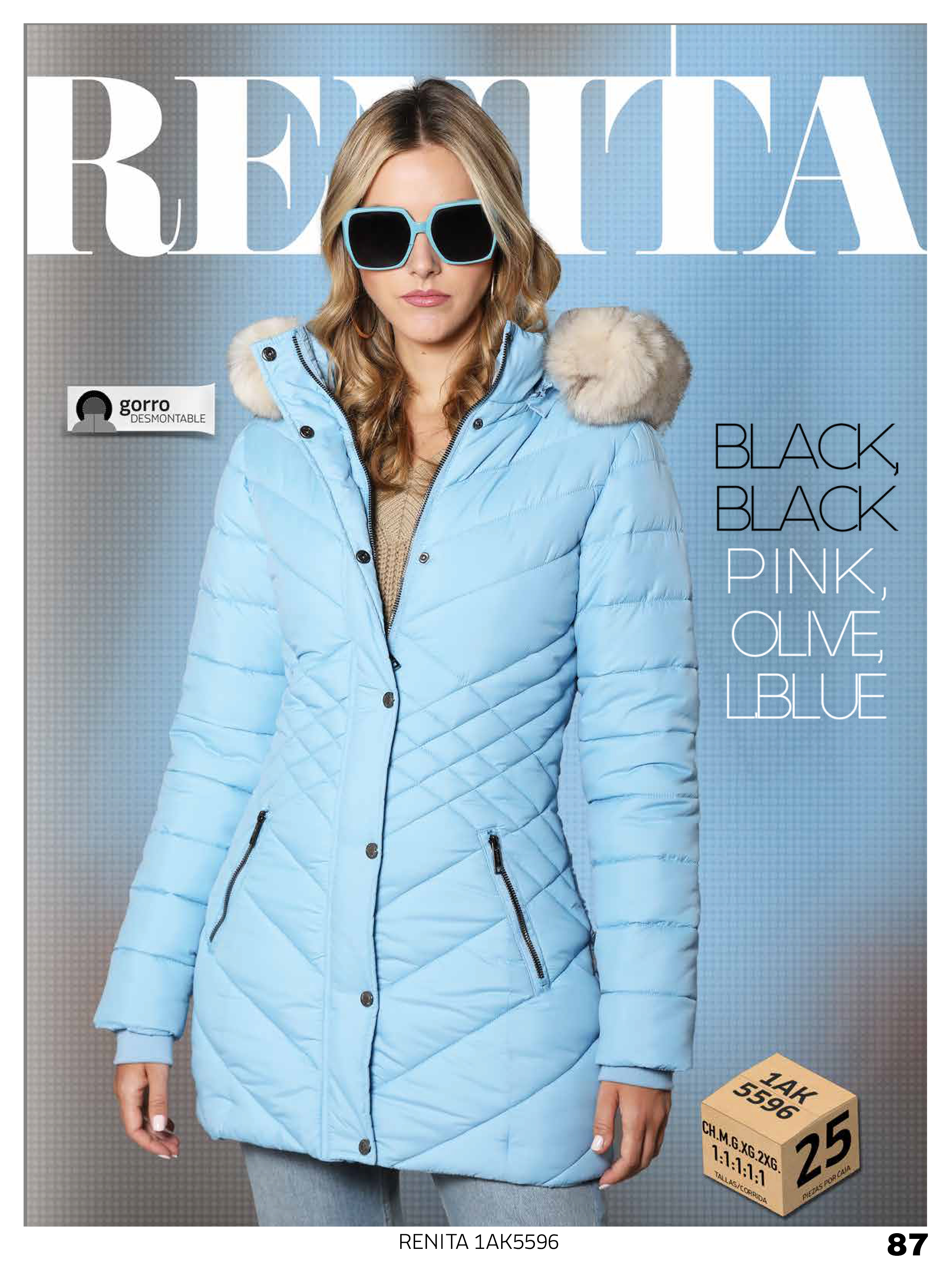 Blue cotton suit