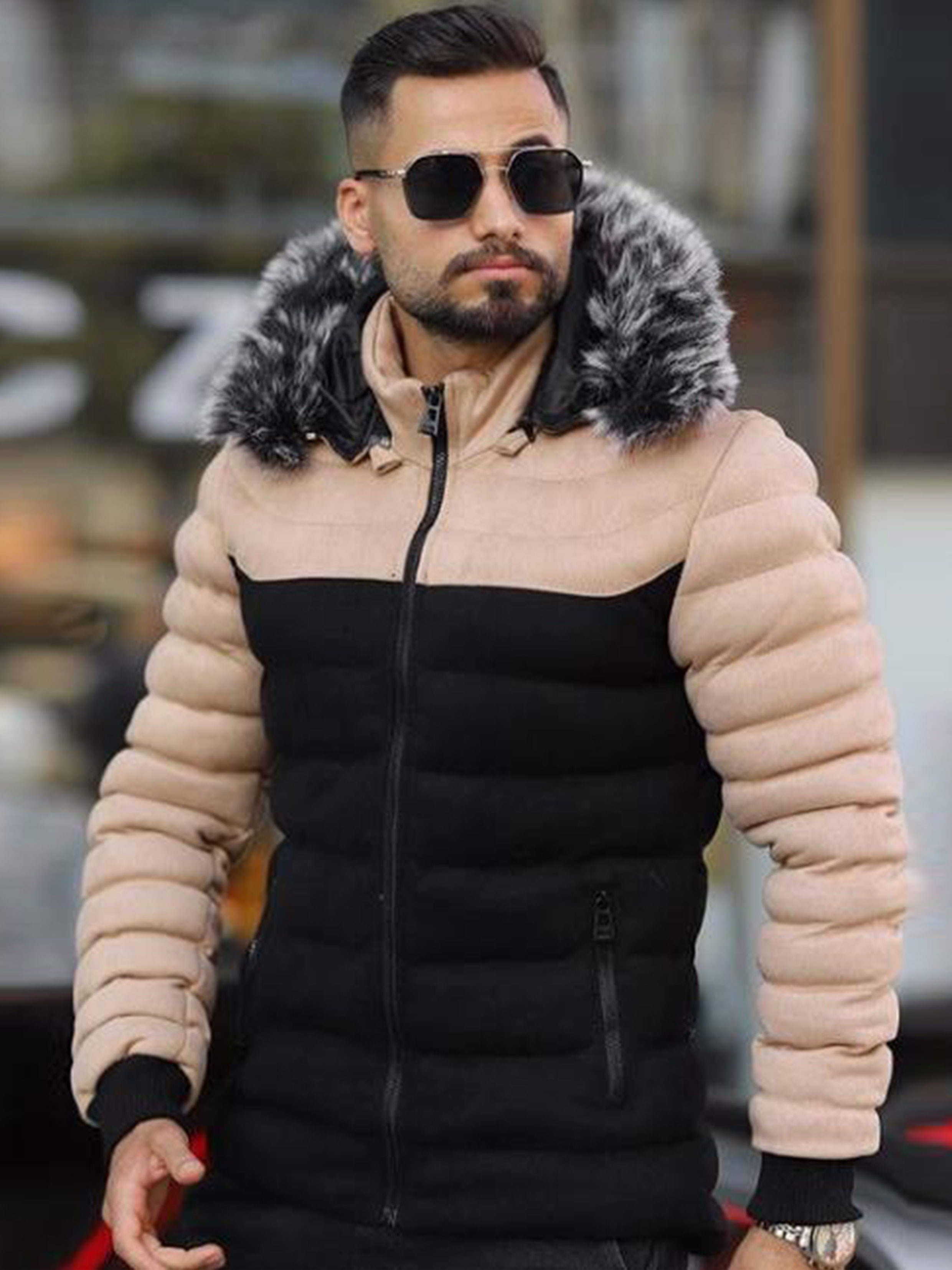 Hooded coat